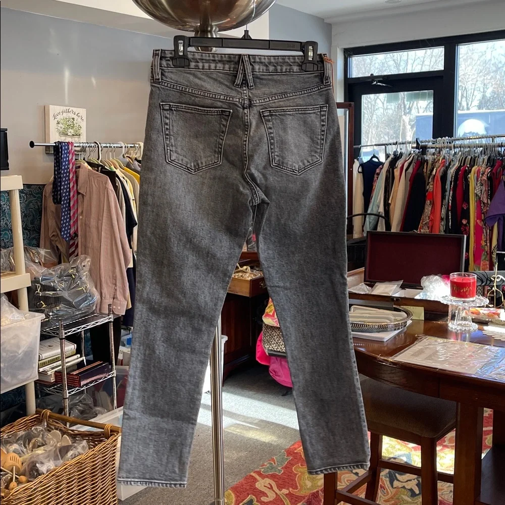 SLVRLAKE Lou Lou High Rise Straight Jeans – Edge of Town Wash, Size 27 (NWT)